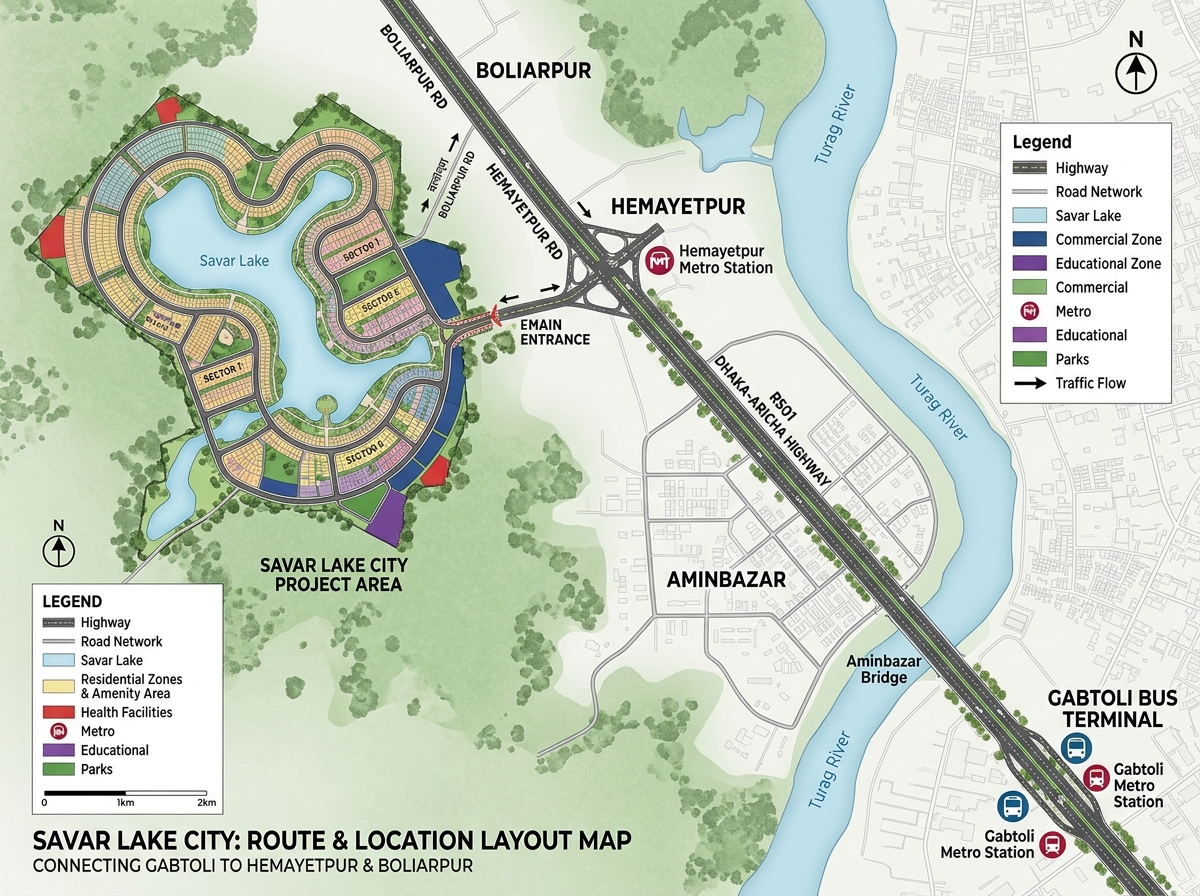 Savar Lake City Project Area